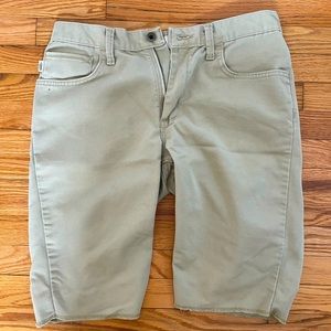 Vans Khaki Cutoff Shorts 30x32